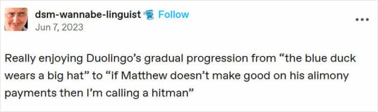 duolingo memes, language learning jokes, app humor, motivational memes