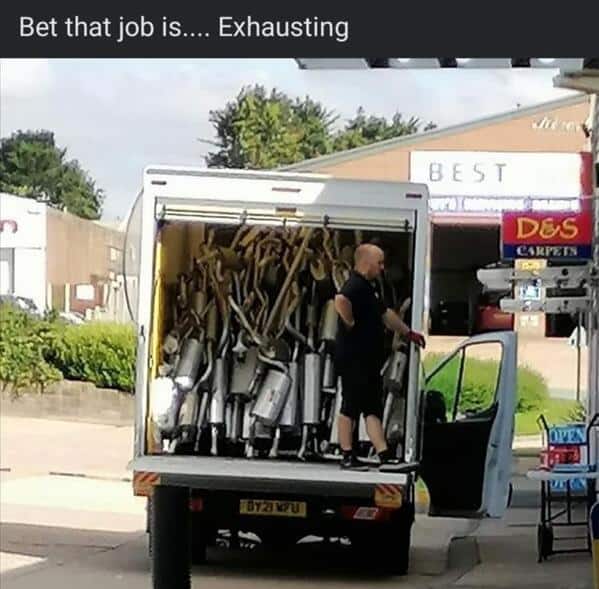 funny pics. Bet that job is... Exhausting