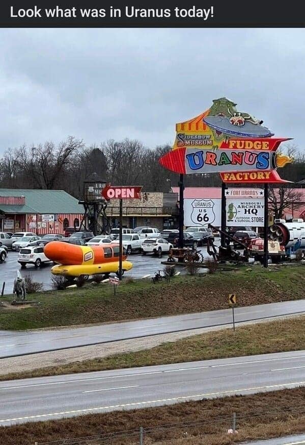 hot dog memes. Look what was in Uranus today!