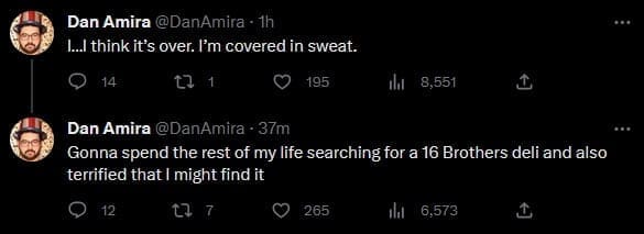 how many brothers saga, viral internet threads, restaurant memes, online quests