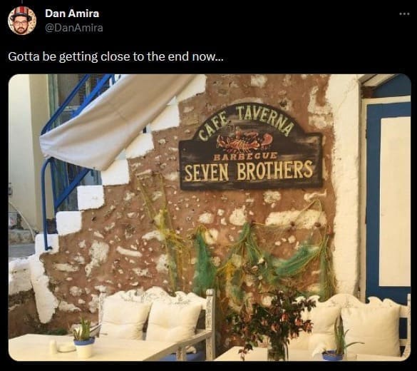 how many brothers saga, viral internet threads, restaurant memes, online quests