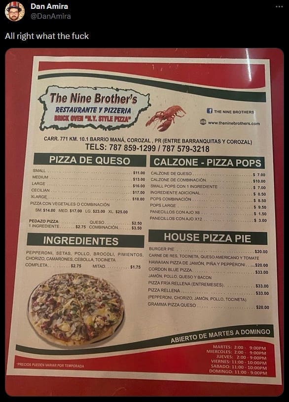 how many brothers saga, viral internet threads, restaurant memes, online quests