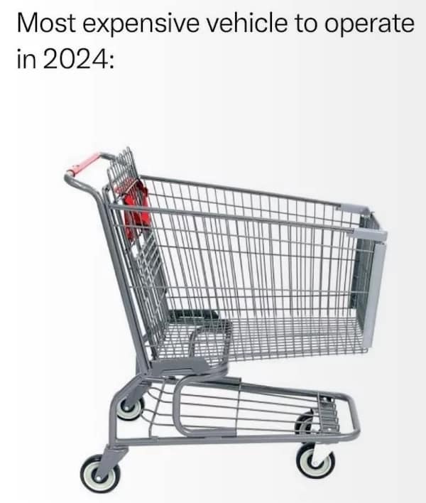 inflation memes. Most expensive vehicle to operate in 2024: