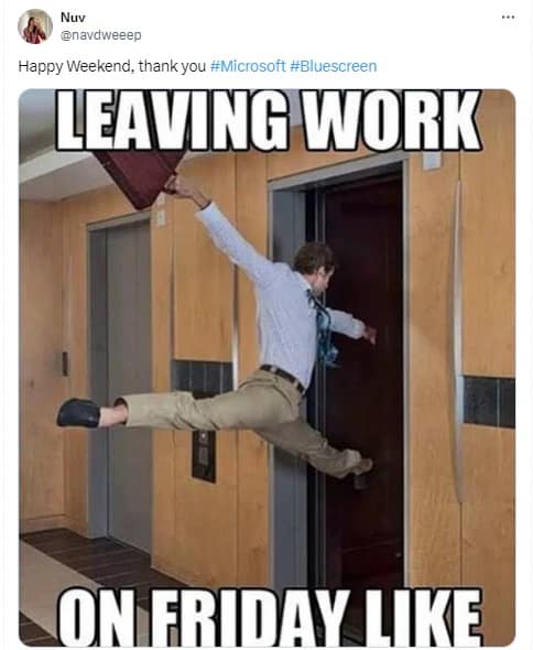 microsoft outage memes, blue screen of death memes, global tech fail humor, IT disaster jokes, Microsoft crash memes, tech outage laughs, system failure humor