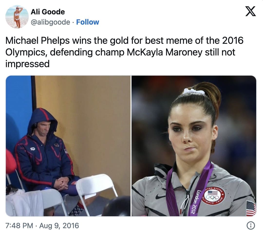 Olympics meme, olympics memes, funny Olympics moments, Summer Olympics 2024, sports memes, Olympic humor, athletic memes, game day laughs, olympic memes