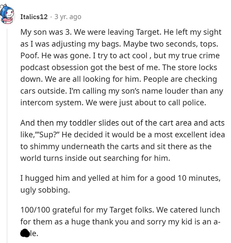 parenting memes, funny parent stories, kids left unattended memes, relatable parenting humor, parent humor, children antics, family funnies