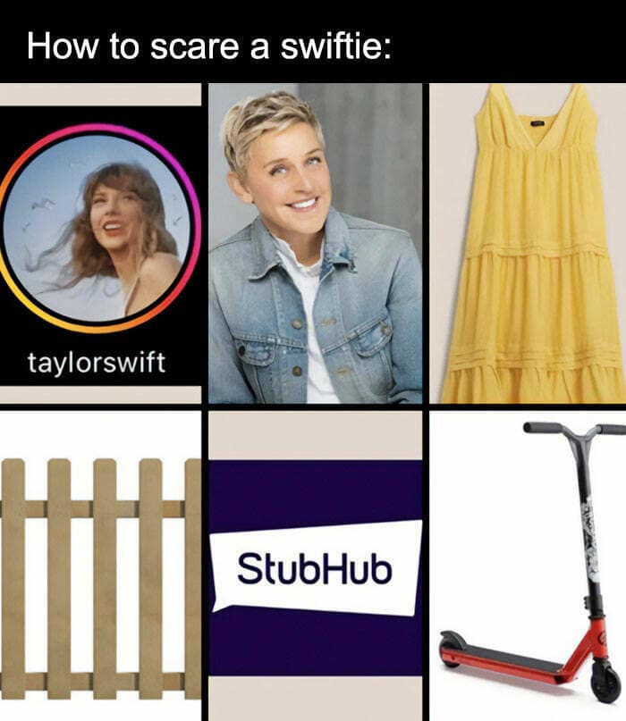How to scare a swiftie: