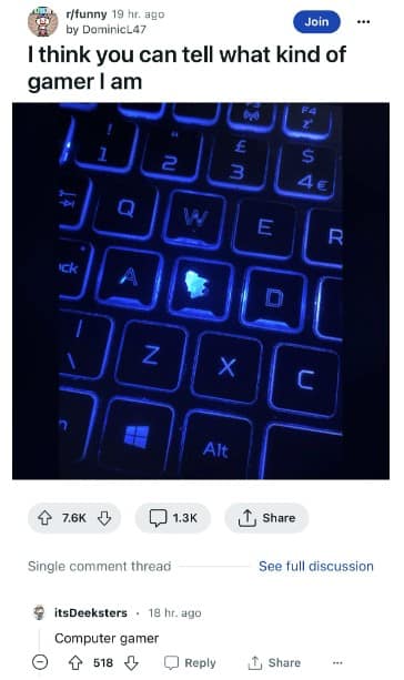 technically correct memes. I think you can tell what kind of gamer lam