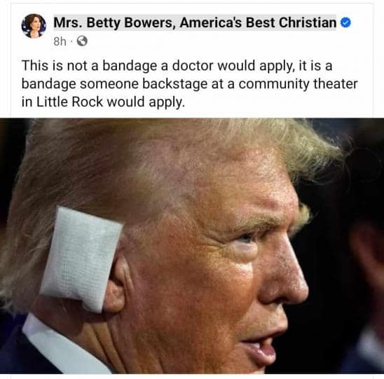Trump ear pillow memes, trump ear bandage memes, trump ear bandage, trump ear pillow, trump ear memes, Trump RNC memes, political humor, Trump ear covering memes, Trump ear injury memes, political satire