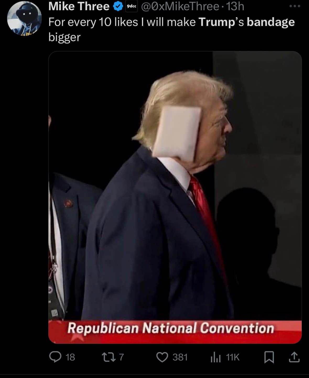 Trump ear pillow memes, trump ear bandage memes, trump ear bandage, trump ear pillow, trump ear memes, Trump RNC memes, political humor, Trump ear covering memes, Trump ear injury memes, political satire