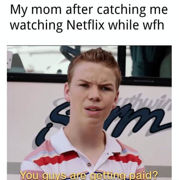 work from home memes, remote work humor, hybrid work memes, WFH jokes, remote work funnies, hybrid work laughs, work from home humor