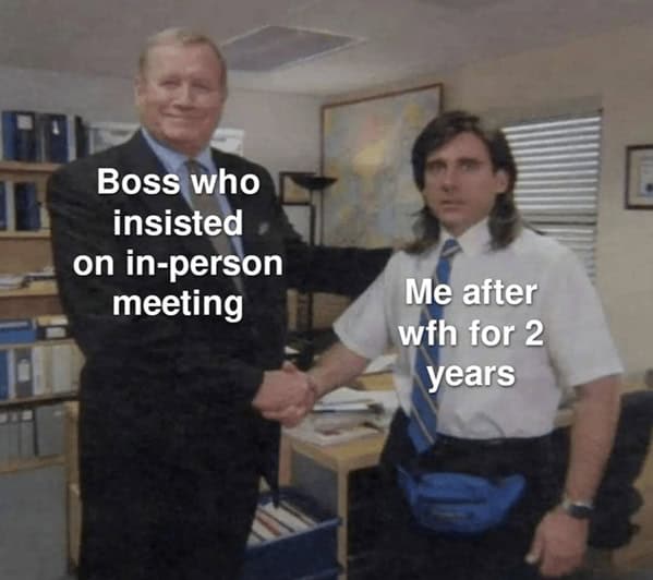 work from home memes, remote work humor, hybrid work memes, WFH jokes, remote work funnies, hybrid work laughs, work from home humor