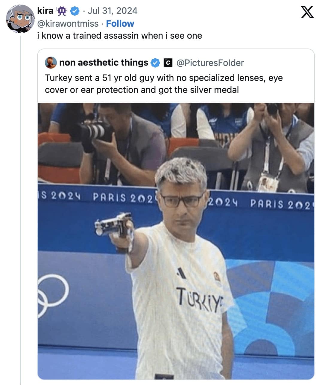 Yusuf Dikec Memes, turkish shooter memes, Olympic shooter memes