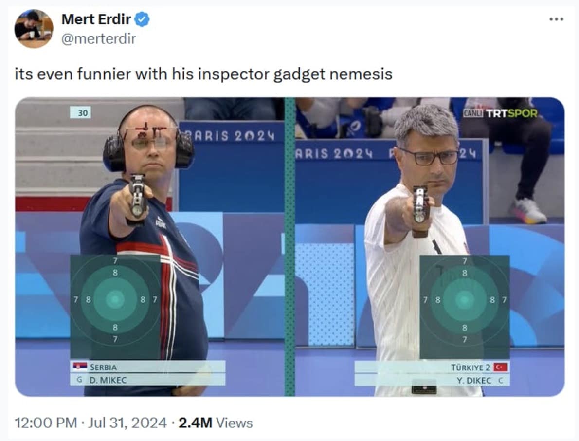 Yusuf Dikec Memes, turkish shooter memes, Olympic shooter memes