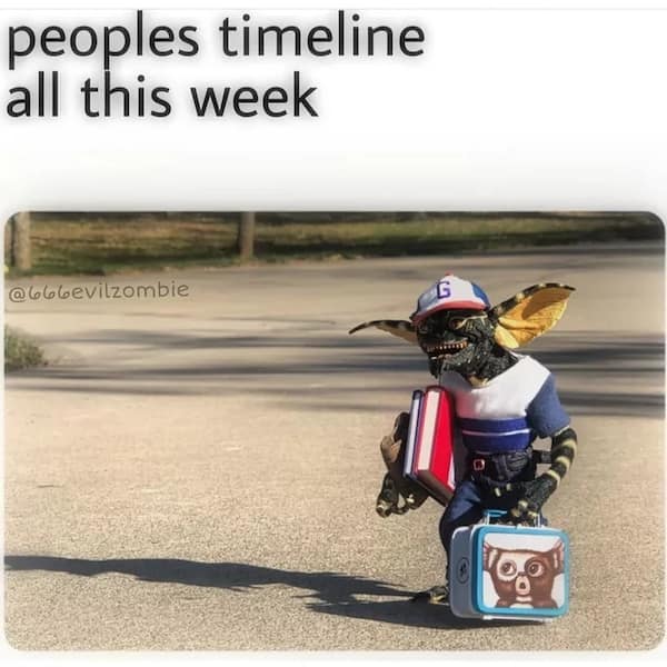 peoples timeline all this week