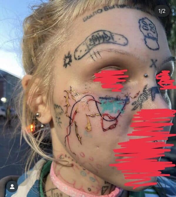 bad tattoos, cringey tattoos, insane tattoos, strange body art, unique ink, bizarre tattoos, odd tattoos, unusual body art, weird tattoos