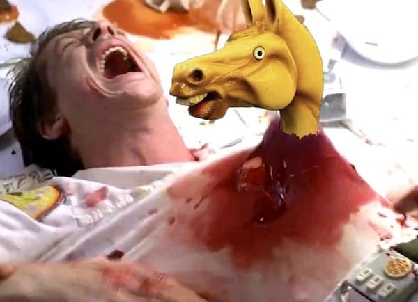 carousel horse memes, we live in time, we live in time horse meme, A24 movie memes, Florence Pugh memes, Andrew Garfield memes