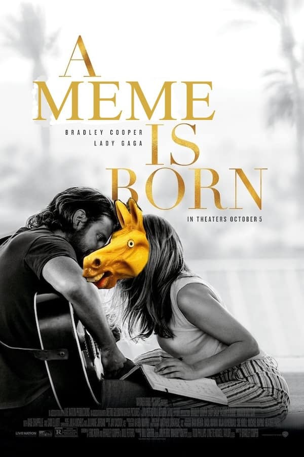 carousel horse memes, we live in time, we live in time horse meme, A24 movie memes, Florence Pugh memes, Andrew Garfield memes