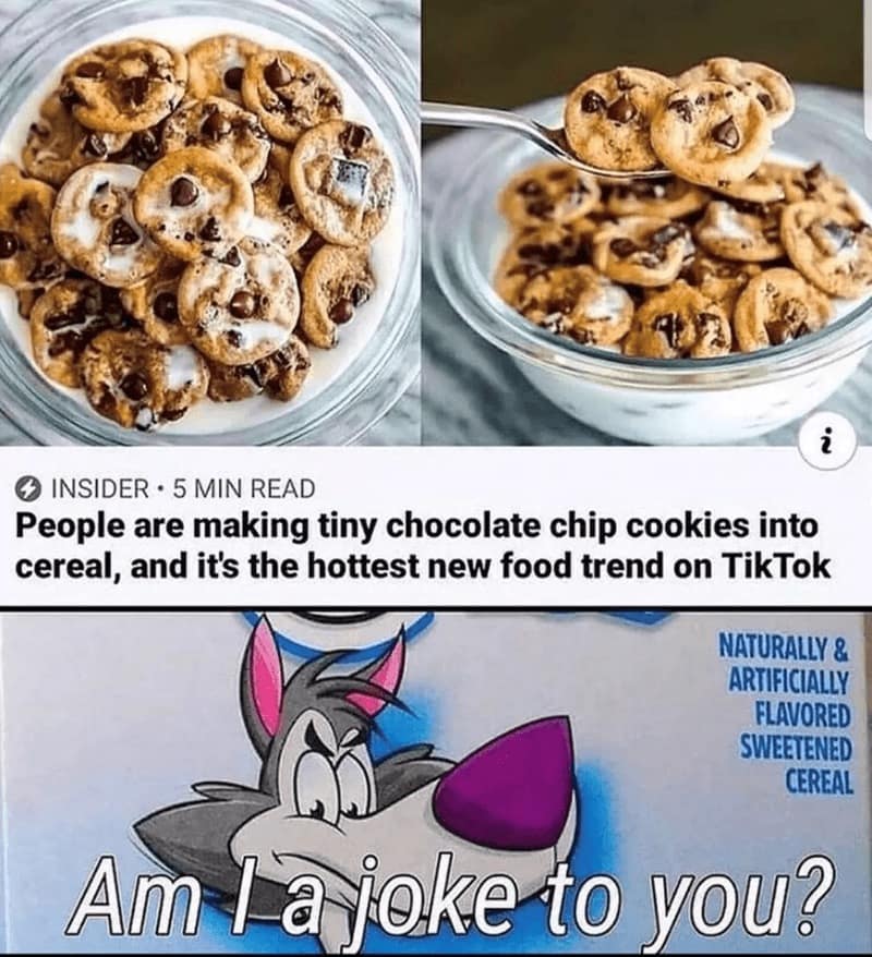 cereal memes, Breakfast memes, Funny cereal jokes