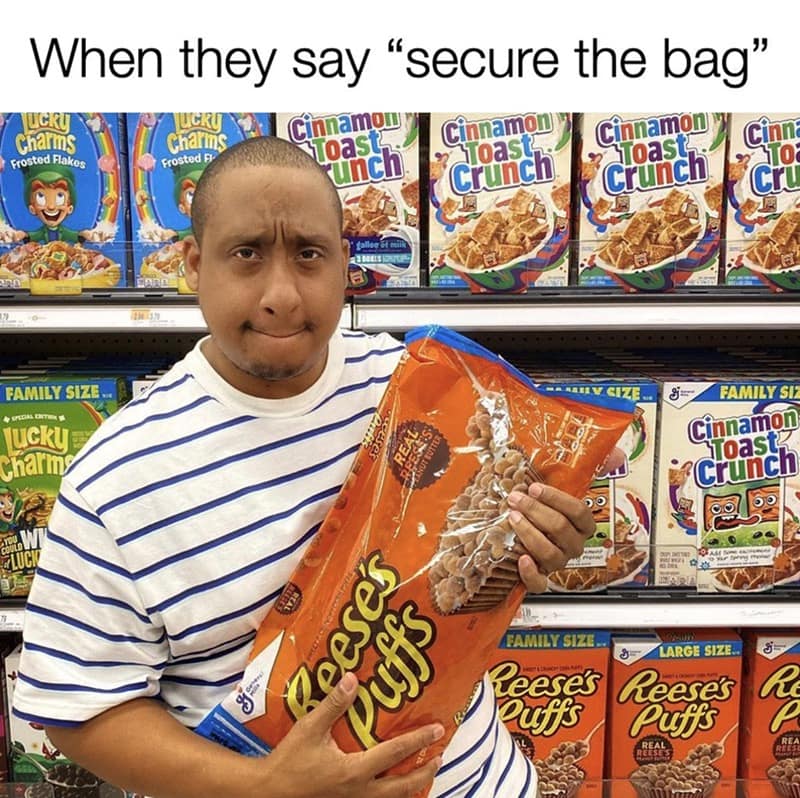 cereal memes, Breakfast memes, Funny cereal jokes