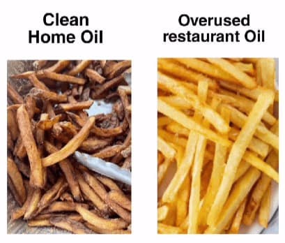 Clean Home Oil Overused restaurant Oil