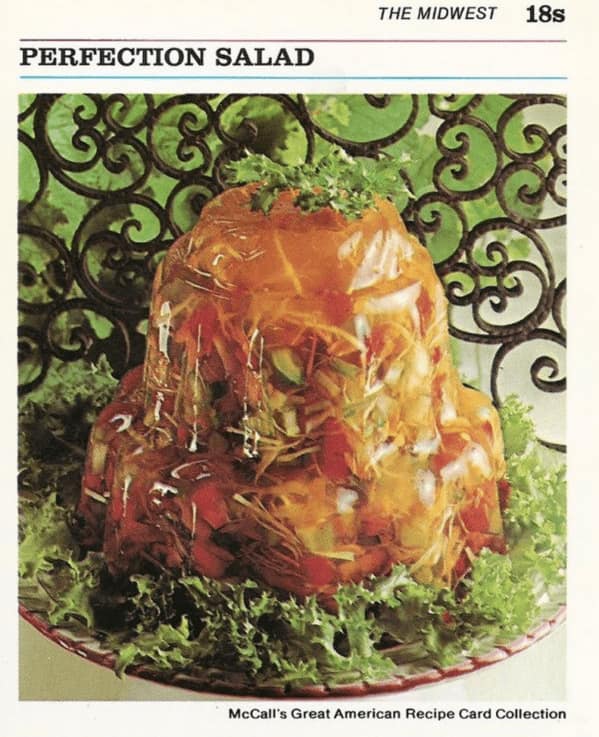 cursed food, weird food pics, vintage recipe books, strange food photos, unusual food images, old cookbooks, retro recipe collections