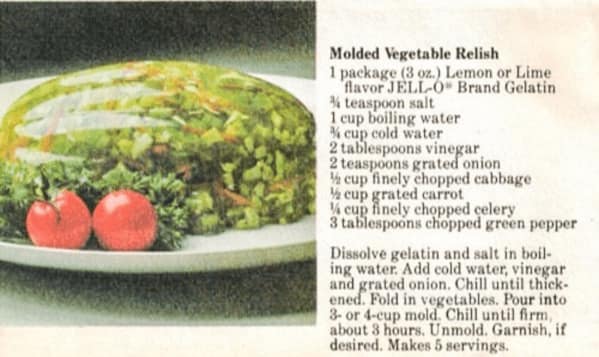 cursed food, weird food pics, vintage recipe books, strange food photos, unusual food images, old cookbooks, retro recipe collections