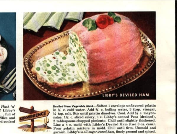cursed food, weird food pics, vintage recipe books, strange food photos, unusual food images, old cookbooks, retro recipe collections