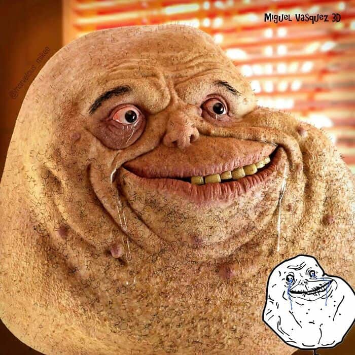 cursed images, Miguel Vasquez, Creepy 3D art, Disturbing childhood characters, Miguel Vasquez 3D art