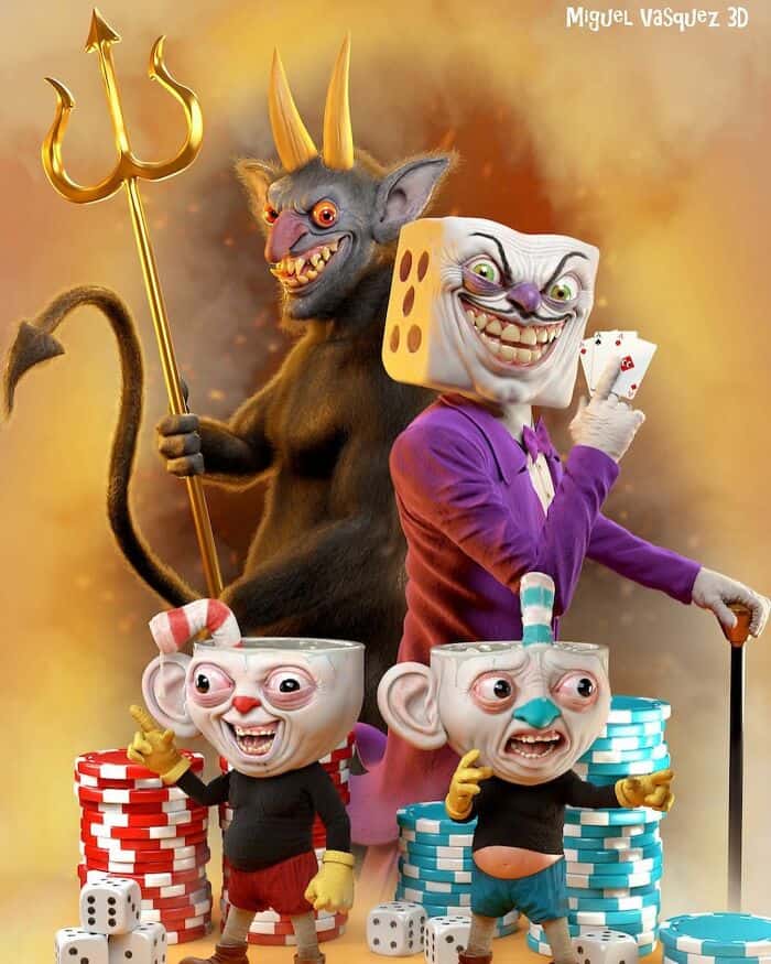 cursed images, Miguel Vasquez, Creepy 3D art, Disturbing childhood characters, Miguel Vasquez 3D art