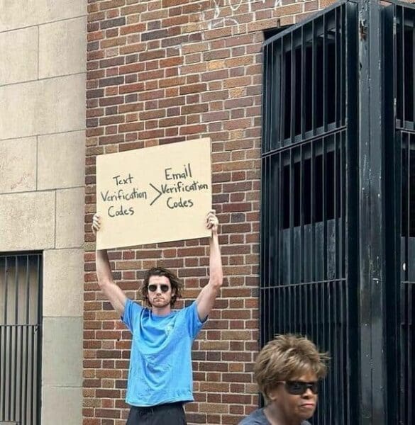 Meme With Sign 50 Times Dude with a Sign Captured What We Were All Thinking