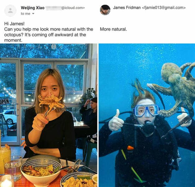 james fridman, Photoshop fails, internet humor, Photoshop jokes, hilarious photo edits, creative photo manipulations