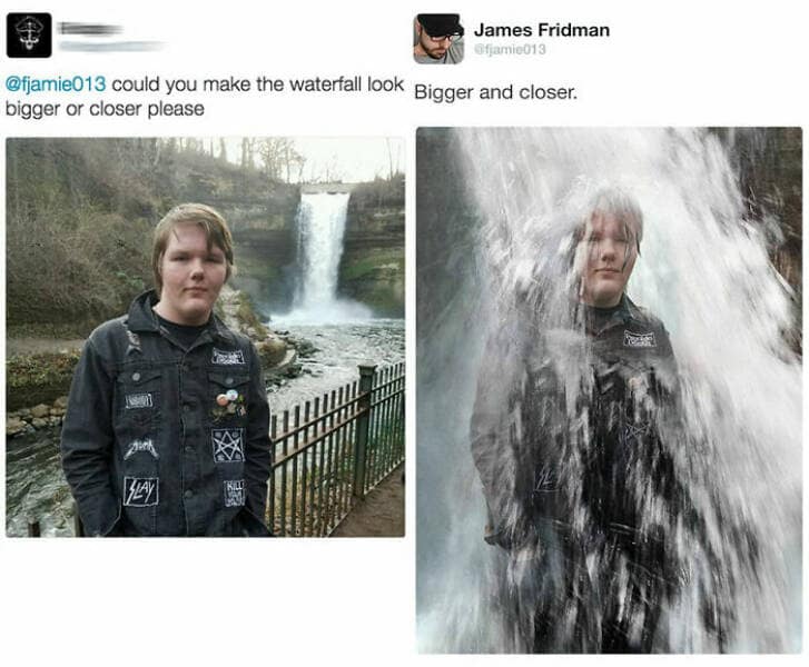 james fridman, Photoshop fails, internet humor, Photoshop jokes, hilarious photo edits, creative photo manipulations