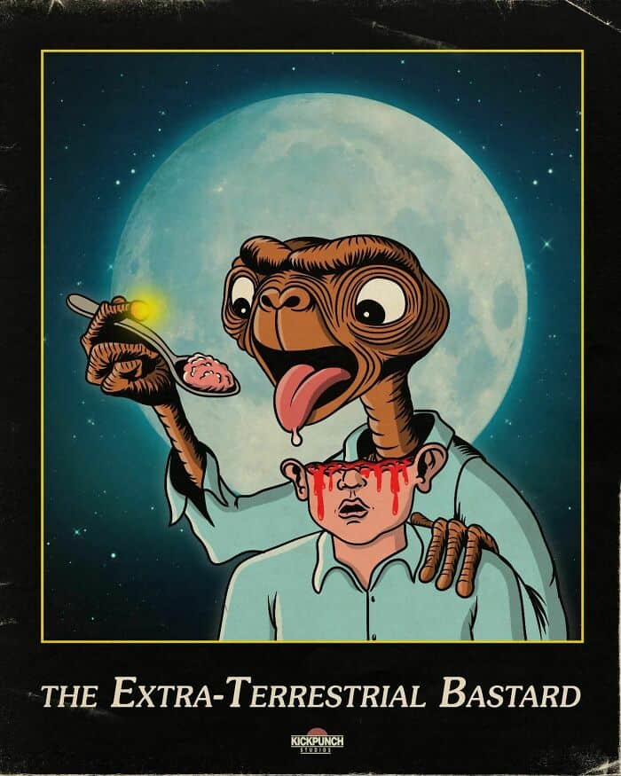 nostalgic cartoons, classic horror movie posters, Horror movie posters, Classic cartoon reimagining, Twisted fan art