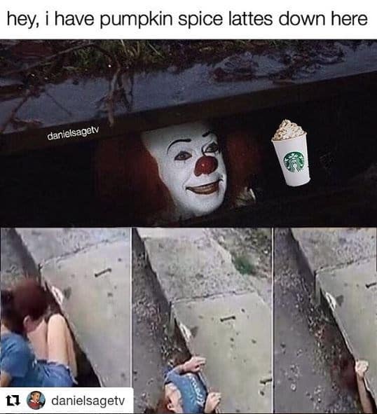pumpkin spice latte memes, PSL memes, Starbucks memes