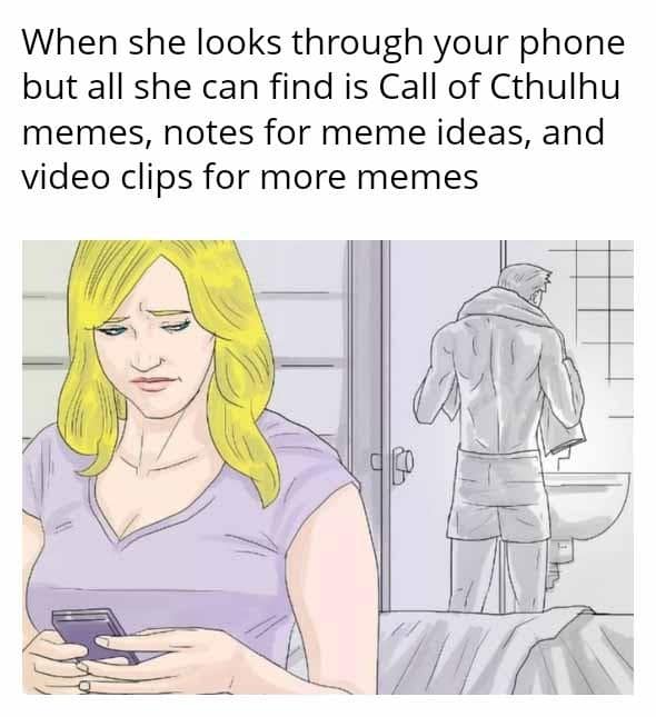 rpg memes, d&D memes, dnd memes, dungeons & dragons memes, call of cthulu memes