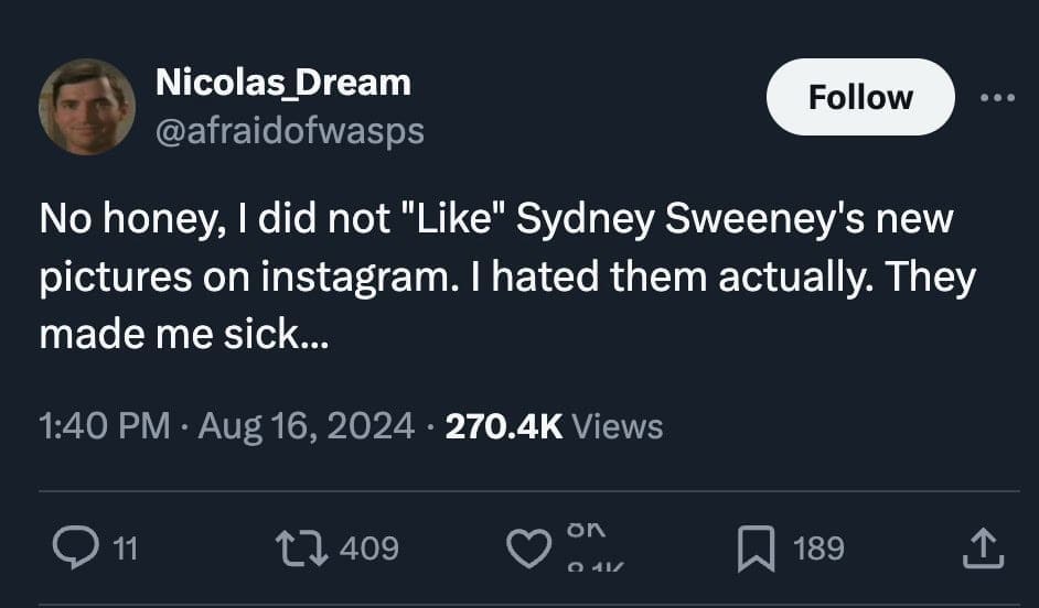 sydney sweeney thirst trap memes, sydney sweeney thirst traps, sydney sweeney trending, sydney sweeney thirst trap tweets