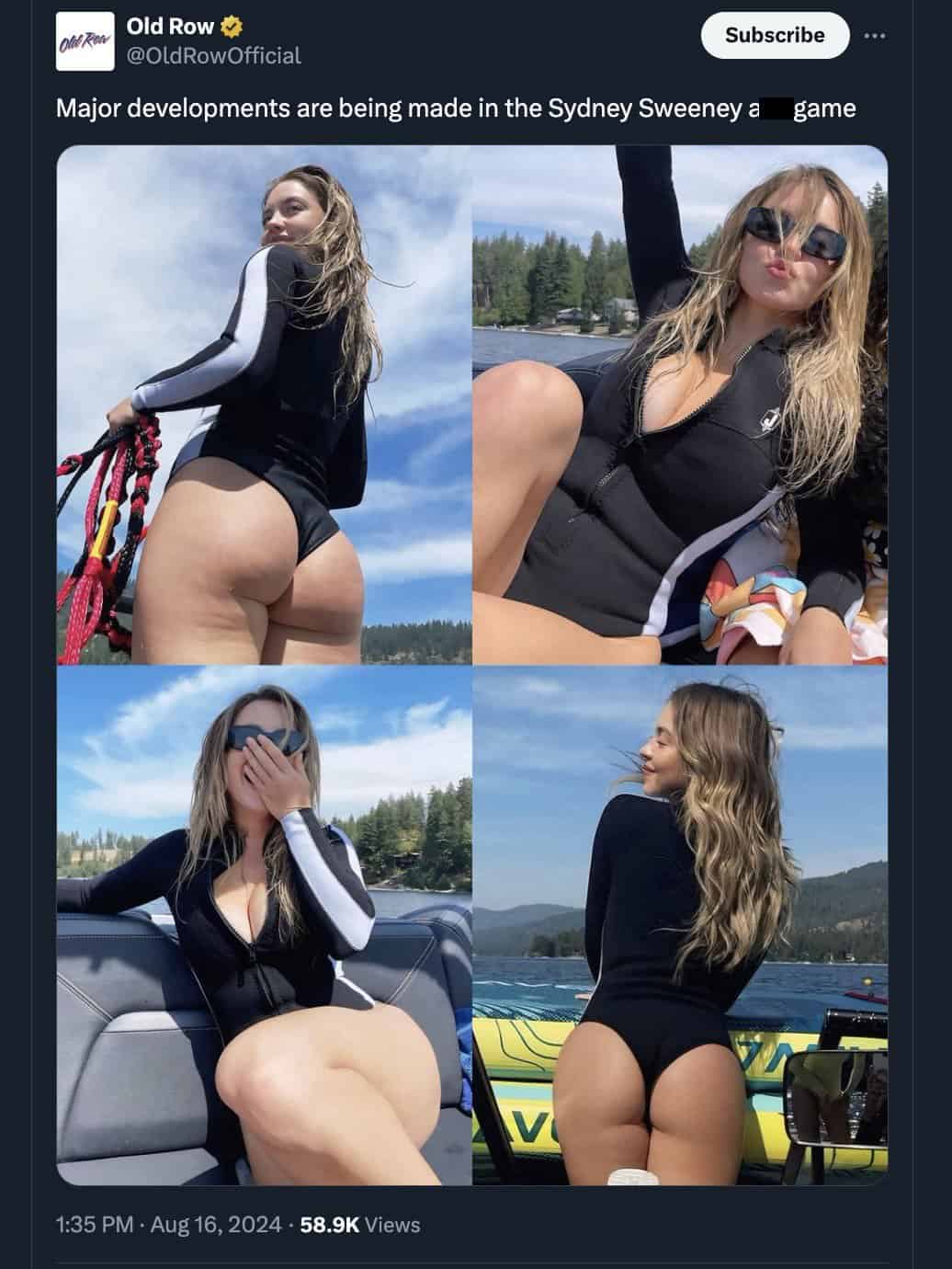 sydney sweeney thirst trap memes, sydney sweeney thirst traps, sydney sweeney trending, sydney sweeney thirst trap tweets