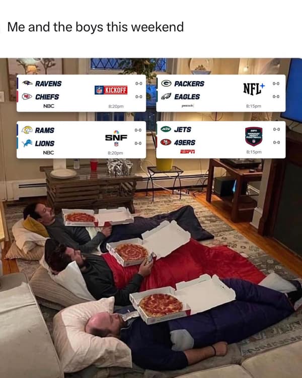 NFL memes, football memes, NFL season reactions