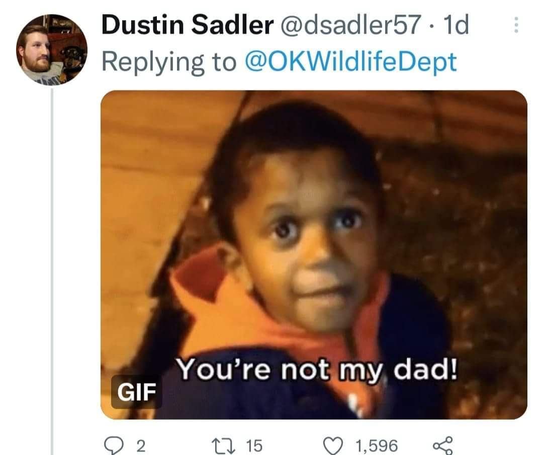 OKwildlifedept, okwildlifedept, funny Twitter threads, viral tweets