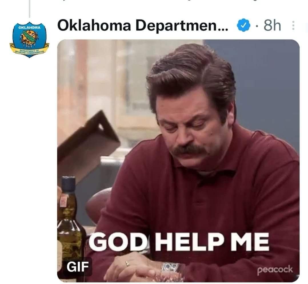 OKwildlifedept, okwildlifedept, funny Twitter threads, viral tweets