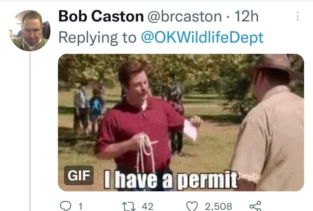 OKwildlifedept, okwildlifedept, funny Twitter threads, viral tweets
