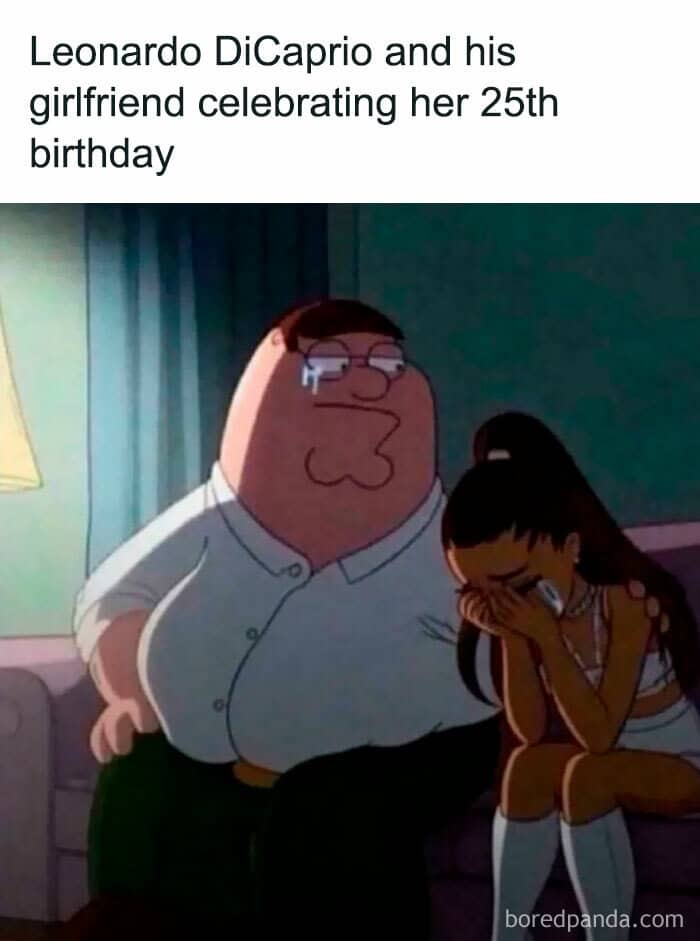 Leonardo DiCaprio and his girlfriend celebrating her 25th birthday