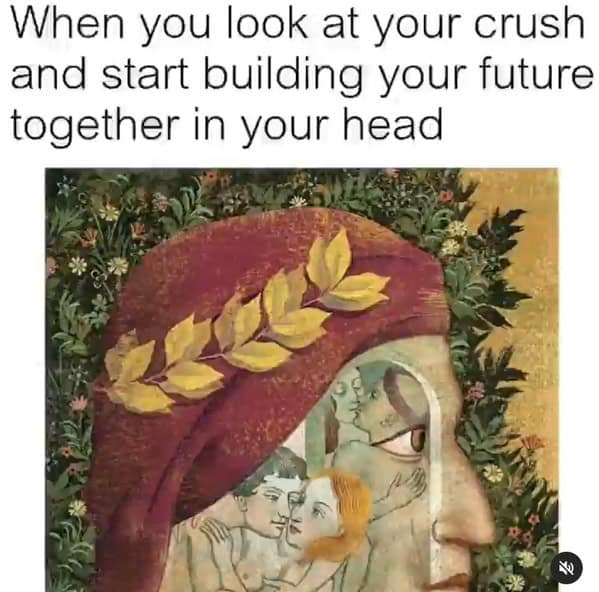 classical art memes, relationship memes, renaissance memes, funny art memes