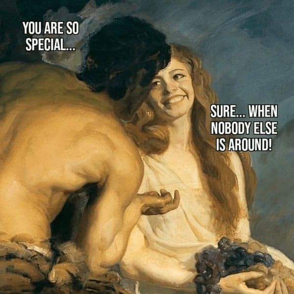 classical art memes, relationship memes, renaissance memes, funny art memes