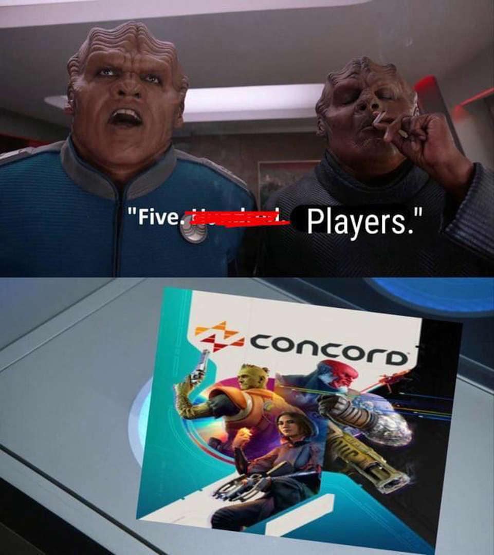 concord memes, concord game memes, concord flop, video game flop memes, gaming fails