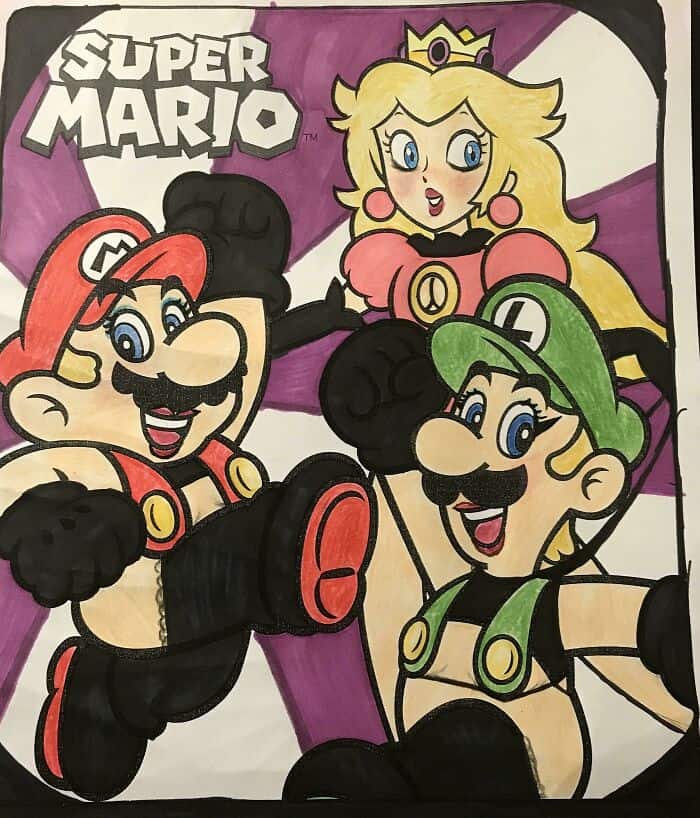 corrupted coloring books, adult coloring book humor, dark humor coloring books, funny coloring book edits