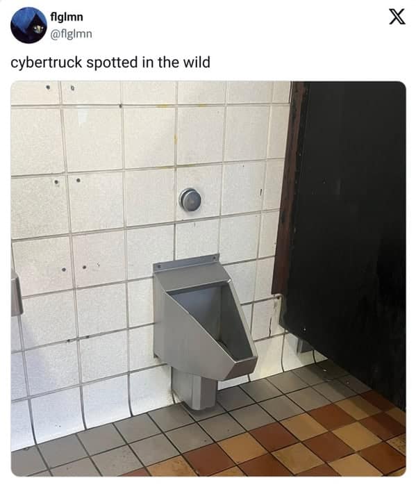 cybertruck spotted in the wild