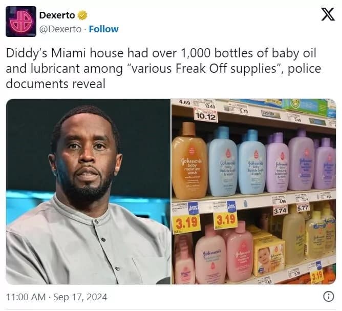 diddy memes, diddy baby oil memes, diddy freak off memes, Puff Daddy memes, freakoff memes, baby oil memes