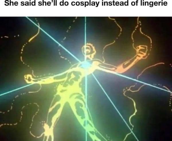 She said she'll do cosplay instead of lingerie